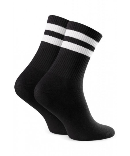 Steven 060 307 sport černé Dětské ponožky