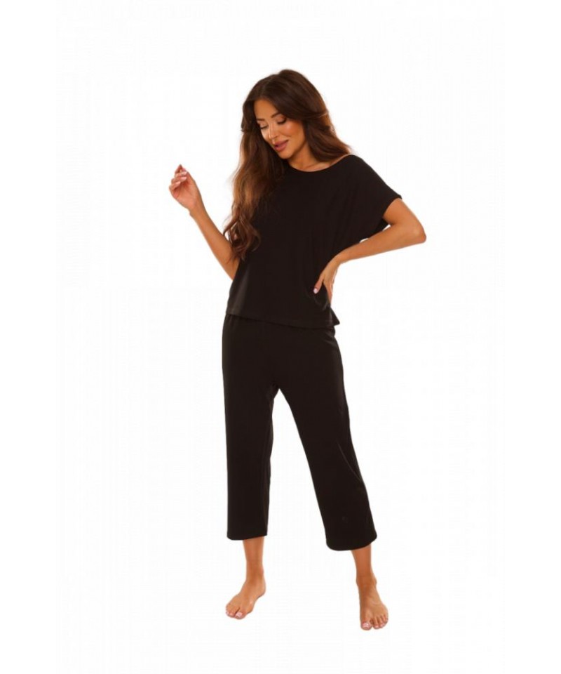 De Lafense 696 Freya Dámské pyžamo, XL, černá