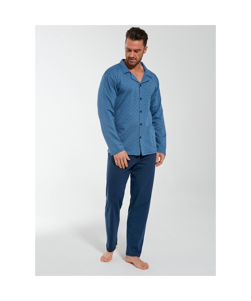 Cornette 114/61 Pánské pyžamo plus size, 4XL, jeans