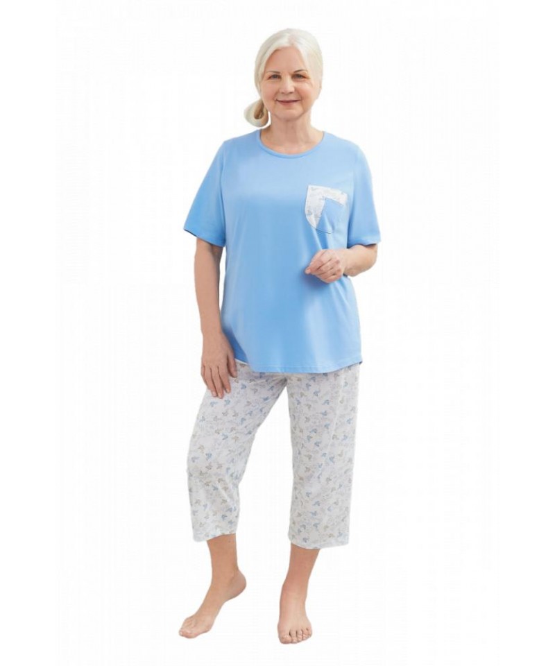 Martel 250 Lena I Dámské pyžamo, XL, světle modrá