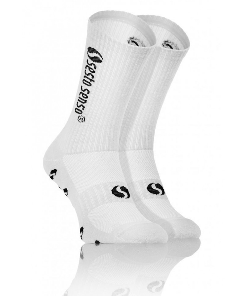 Sesto Senso Sport Socks SKB02 bílé Ponožky, 47-50, bílá