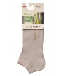 Skarpol 25 světle béžové bambus Kotníkové ponožky