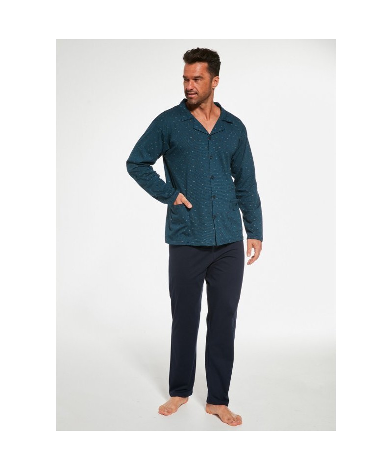 Cornette 114/64 Pánské pyžamo, S, jeans