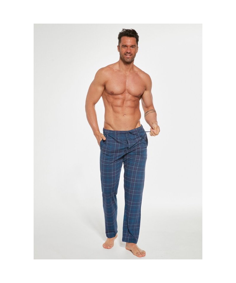Cornette 691/45 Pánské pyžamové dlouhé kalhoty, XL, jeans