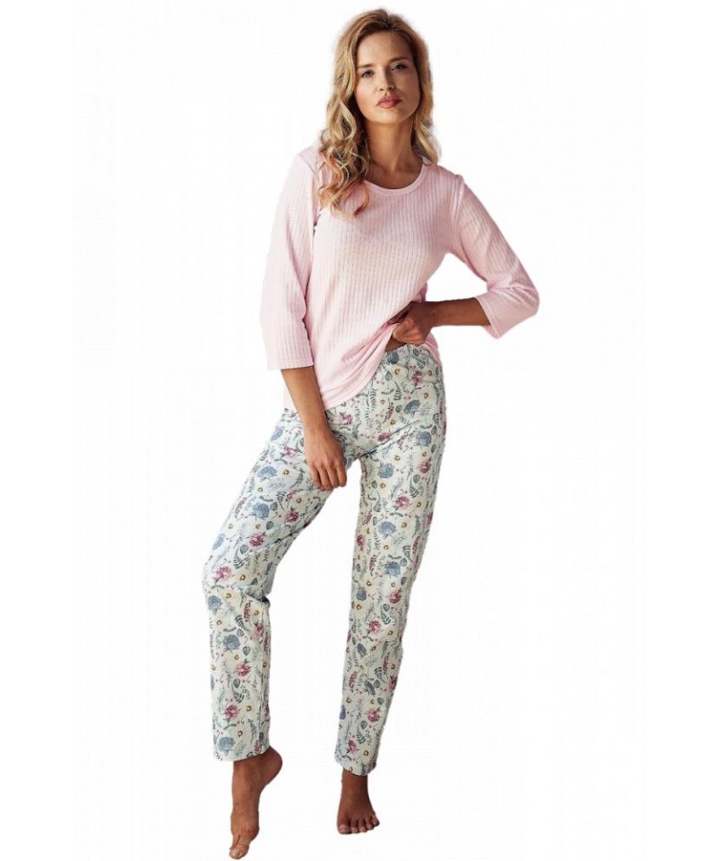 Taro Amora 2990 Z24 Dámské pyžamo, XL, růžová