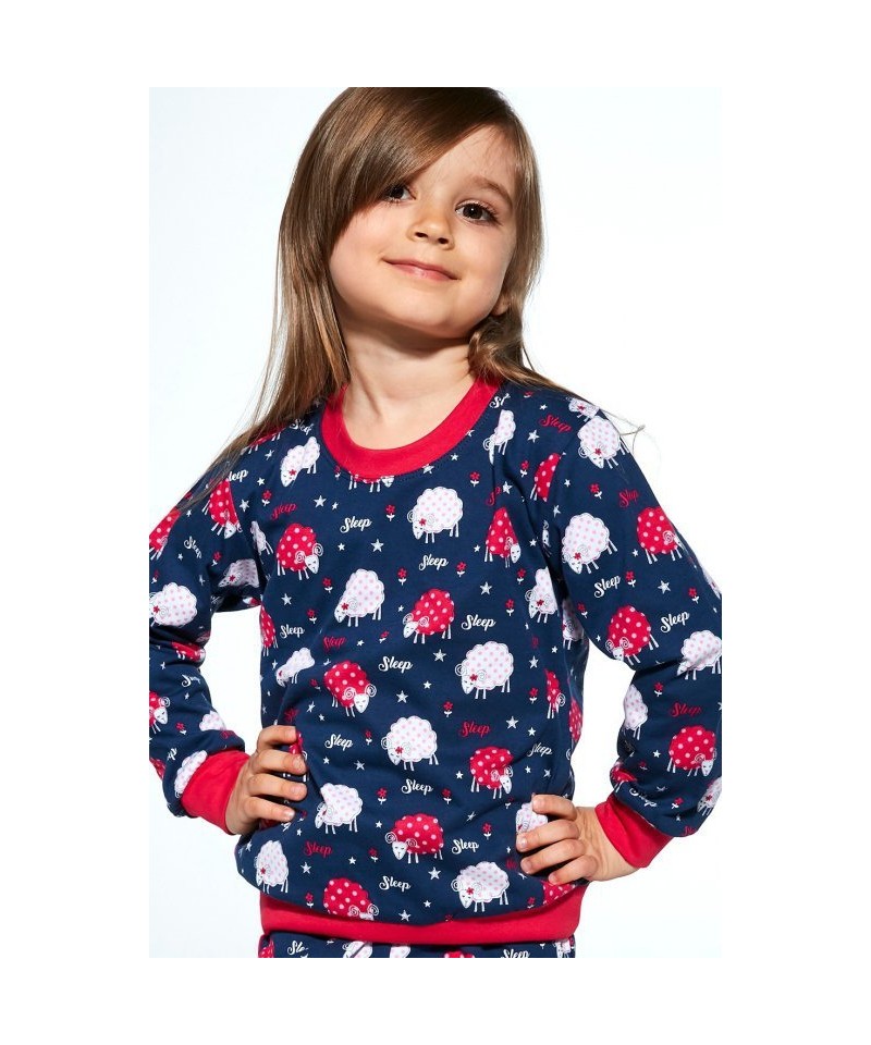 Cornette Kids Girl 032/168 Meadow 86-128 Dívčí pyžamo, 110-116, modrá
