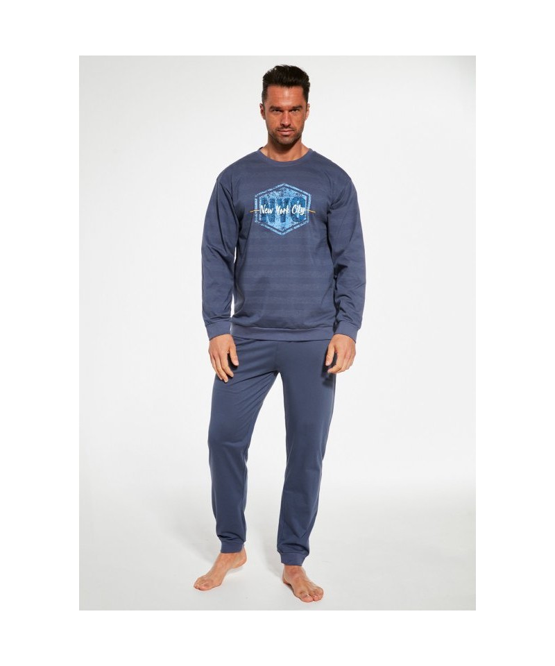 Cornette 308/250 City Pánské pyžamo, M, modrá