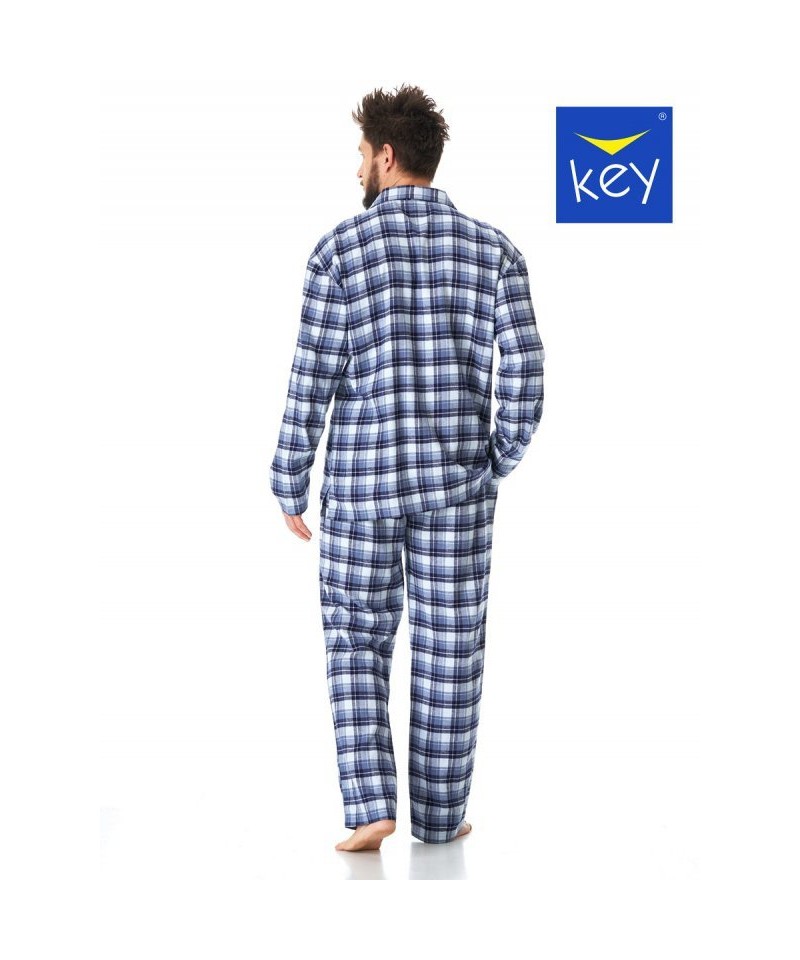 Key MNS 426 B23 Pánské pyžamo, XL, Šedá-Kratka