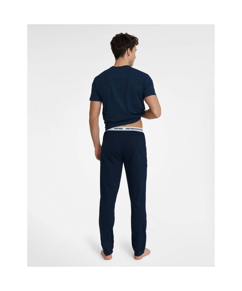 Henderson Undy 40945-59X tmavě modré Pánské pyžamo, M, modrá