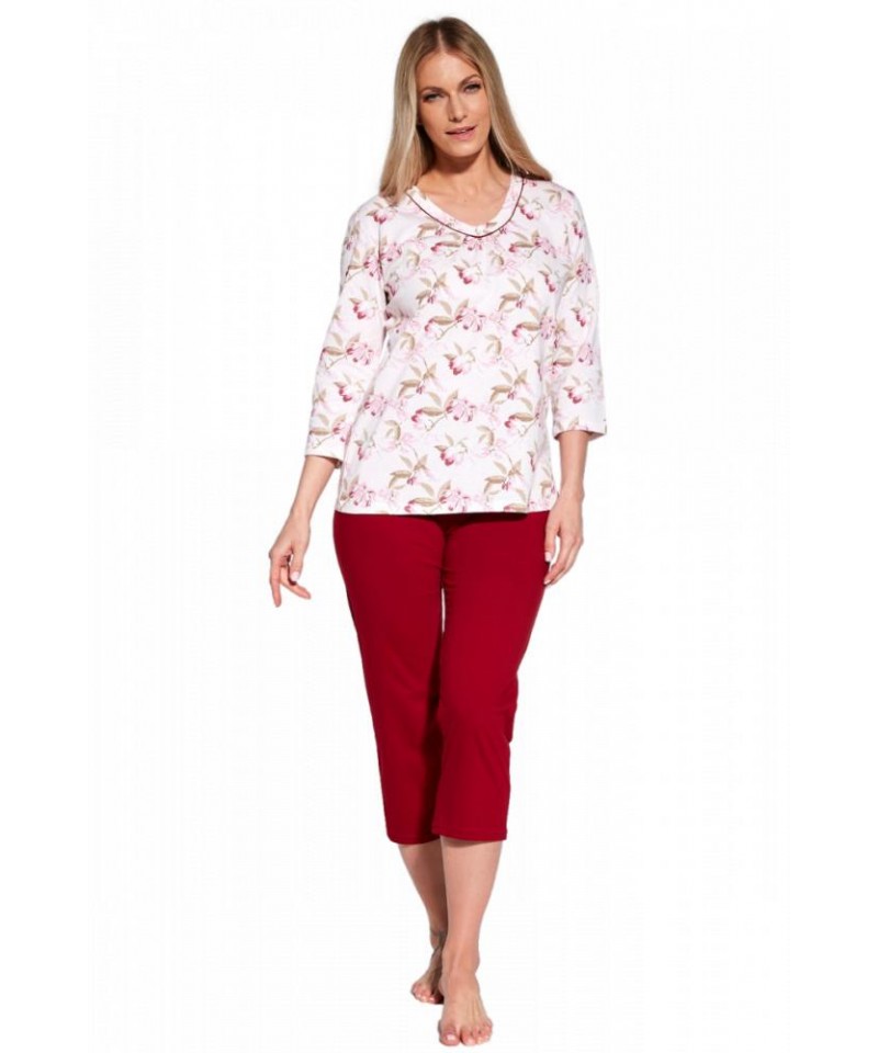 Cornette 481/360 Adele Dámské pyžamo, L, růžová světlý