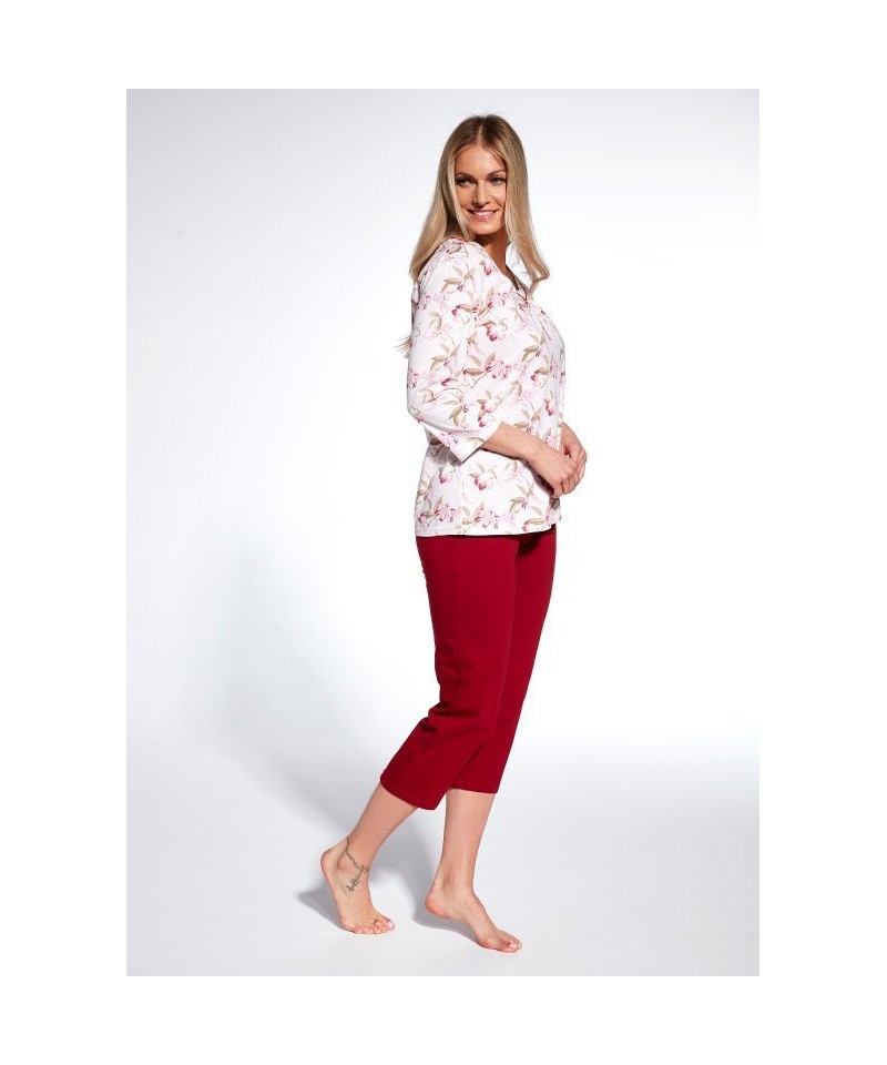 Cornette 481/360 Adele Dámské pyžamo, M, růžová světlý