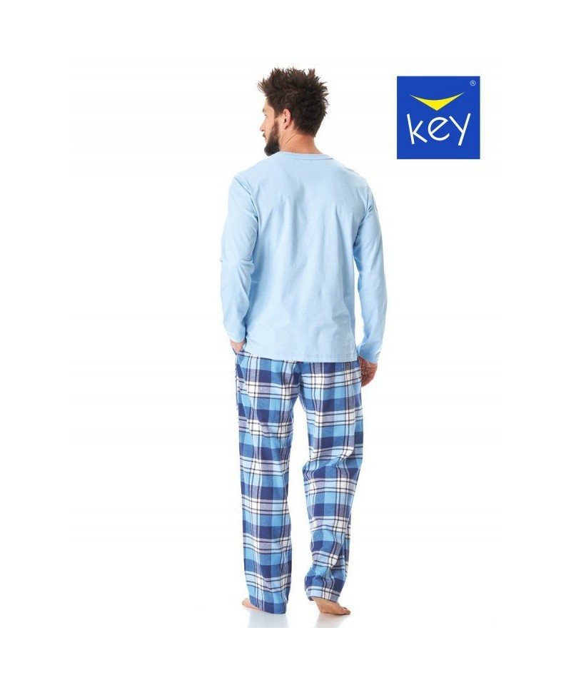 Key MNS 615 B23 Pánské pyžamo, XXL, modrá