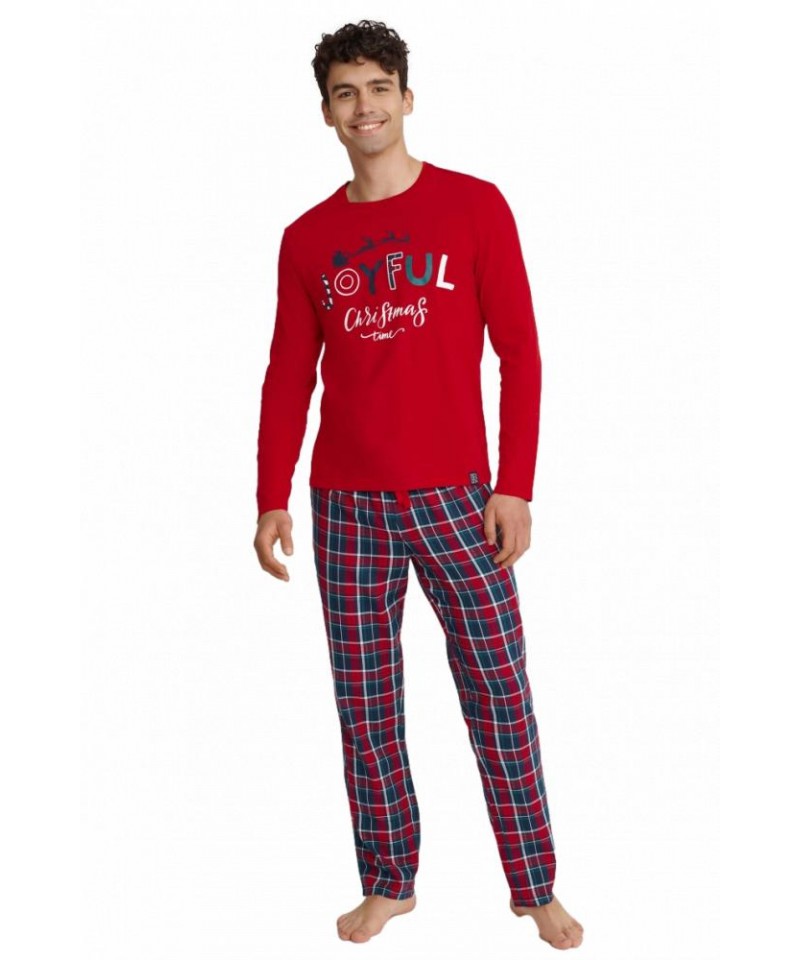 Henderson Core 40950 Glance Pánské pyžamo, XXL, red