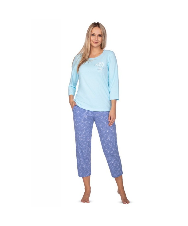 Regina 646 Dámské pyžamo, XL, modrá