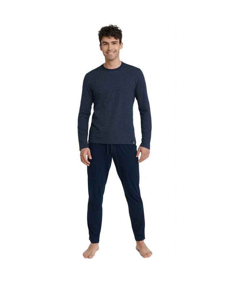 Henderson Uncos 40948 tmavě modré Pánské pyžamo, XL, modrá