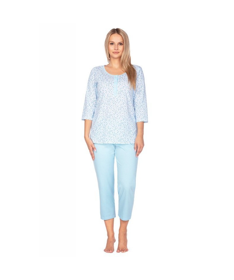 Regina 640 Dámské pyžamo, XL, modrá