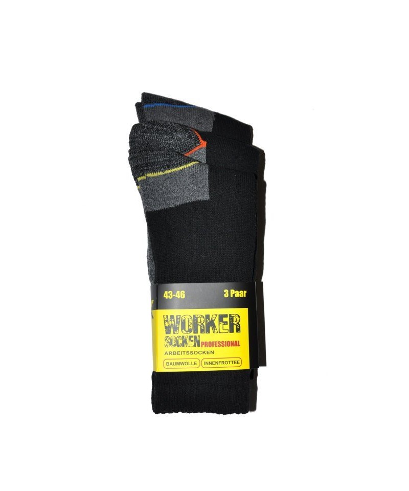 WiK 17181 Worker Professional A'3 Pánské ponožky, 43-46, černá