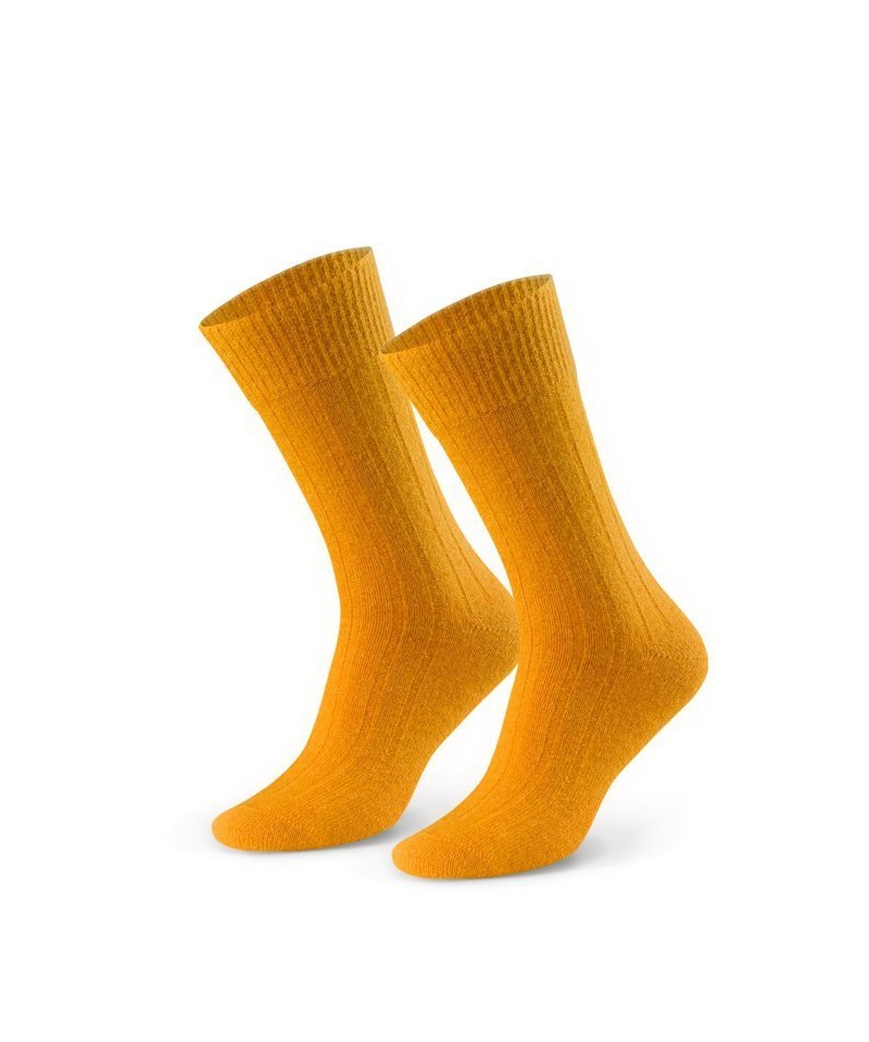 Steven art.044 Alpaca vlněné Pánské ponožky, 44-46, oranžová