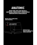Atlantic 1194 černé Pánské boxerky