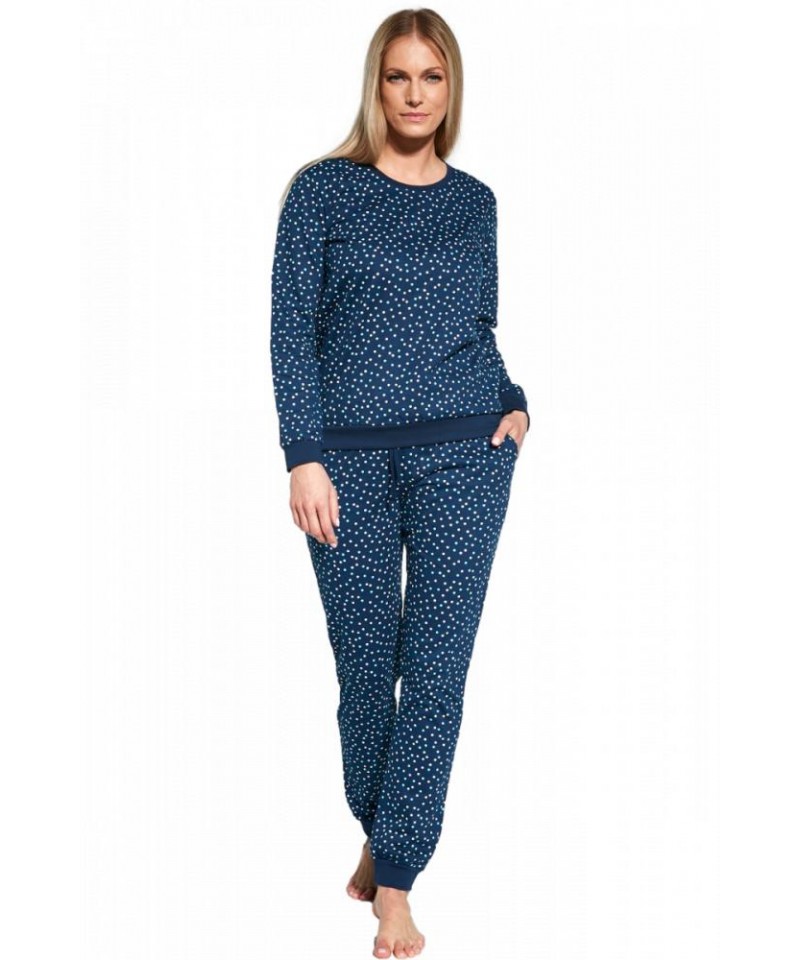 Cornette Kelly 163/355 Dámské pyžamo, S, modrá