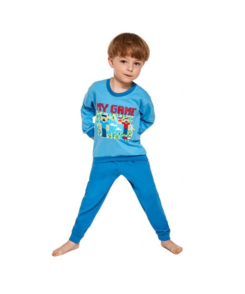 Cornette My game 477/147 Chlapecké pyžamo, 104, modrá