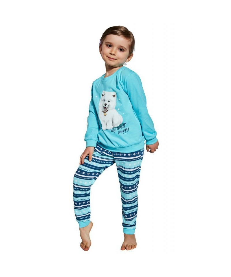 Cornette Sweet puppy 594/166 Dívčí pyžamo, 92, modrá