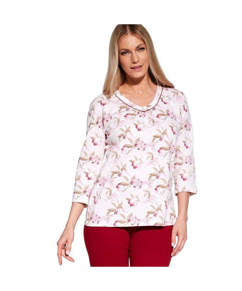 Cornette Adele 481/360 plus Dámské pyžamo, 3XL, růžová
