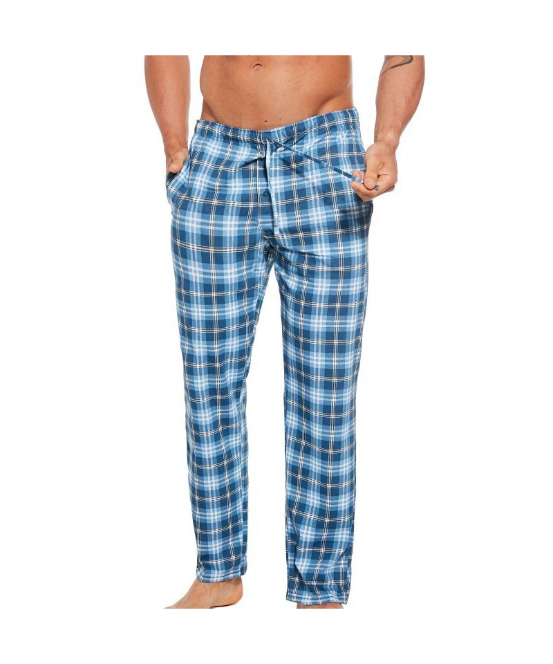 Cornette 691/43 Pánské pyžamové kalhoty, 2XL, modrá