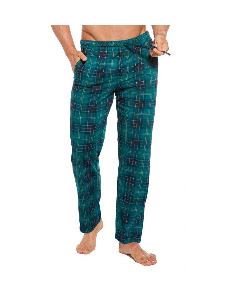Cornette 691/46 Pánské pyžamové kalhoty, M, zelená