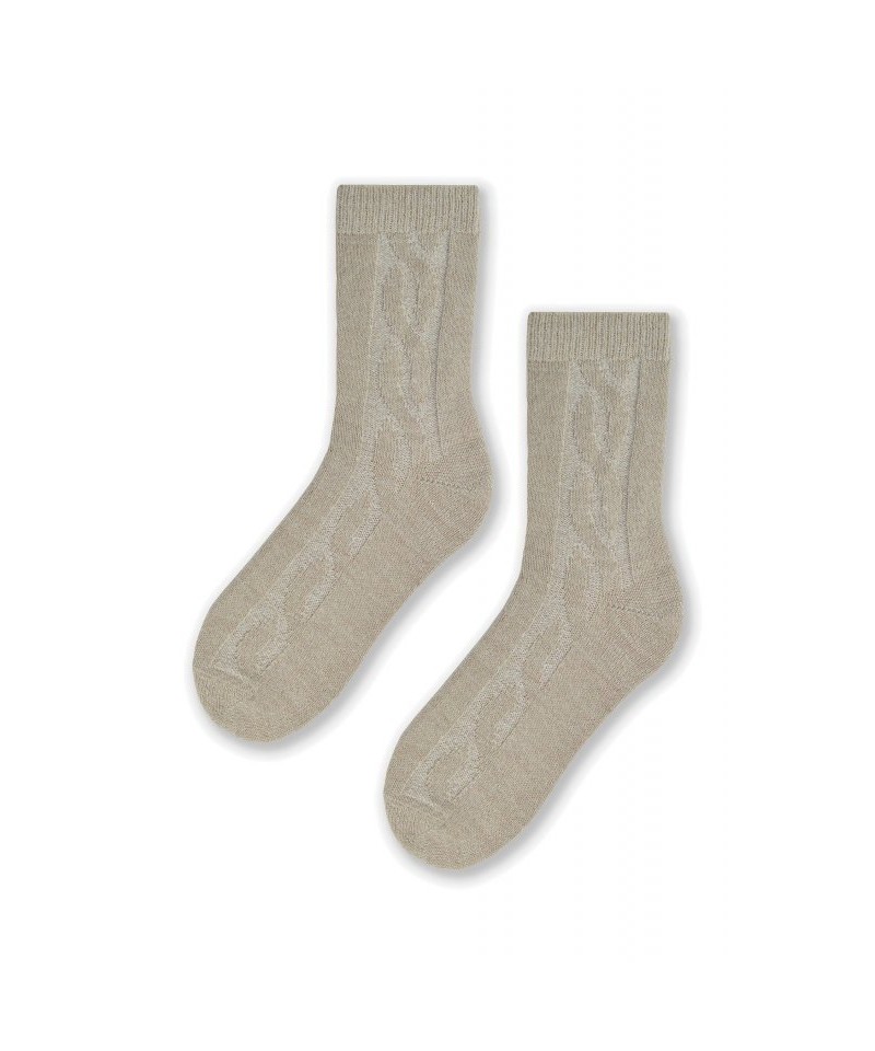 Noviti SW 002 W 03 béžové Dámské ponožky, 39/42, béžová