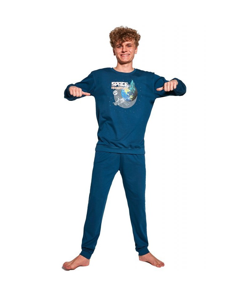 Cornette Space 998/47 Chlapecké pyžamo, 170/S, modrá
