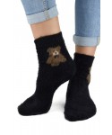 Noviti SB 031 W 02 medvídek černé Dámské ponožky