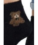 Noviti SB 031 W 02 medvídek černé Dámské ponožky