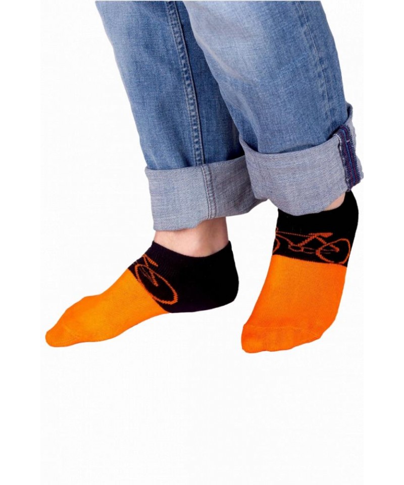 YO! SKS-0012C Frotte Silikon 31-42 Kotníkové ponožky, 39-42, mix kolor-mix vzor