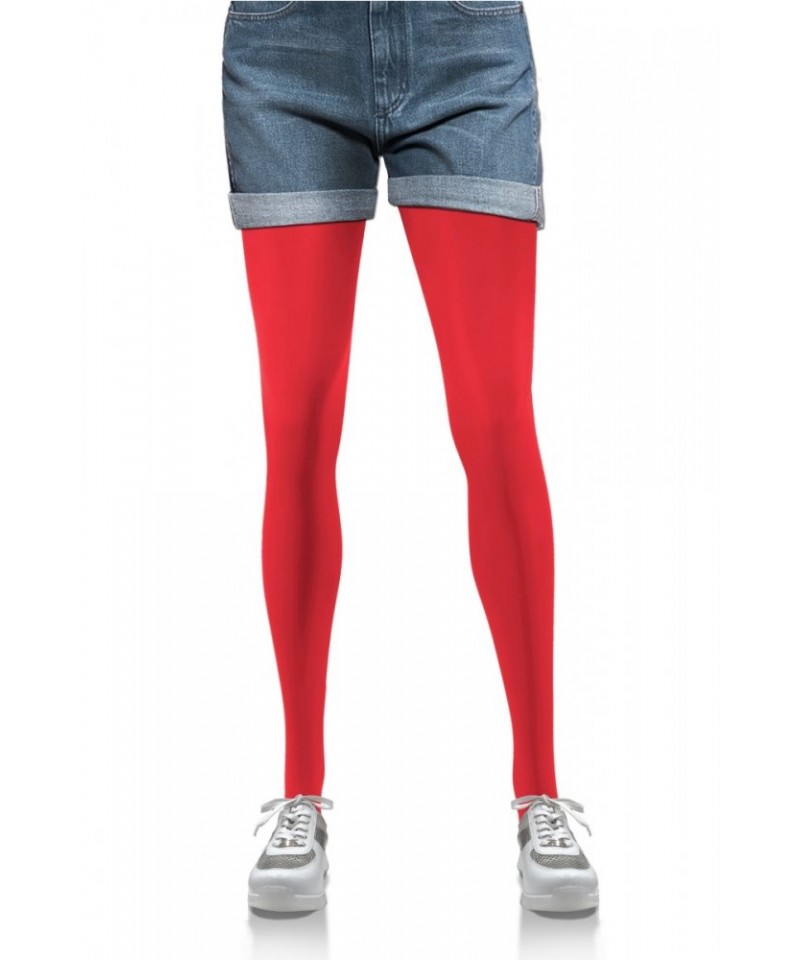 Sesto Senso Hiver 40 DEN Punčochové kalhoty červené, 4, červená