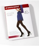 Sesto Senso Hiver 40 DEN Punčochové kalhoty fialové