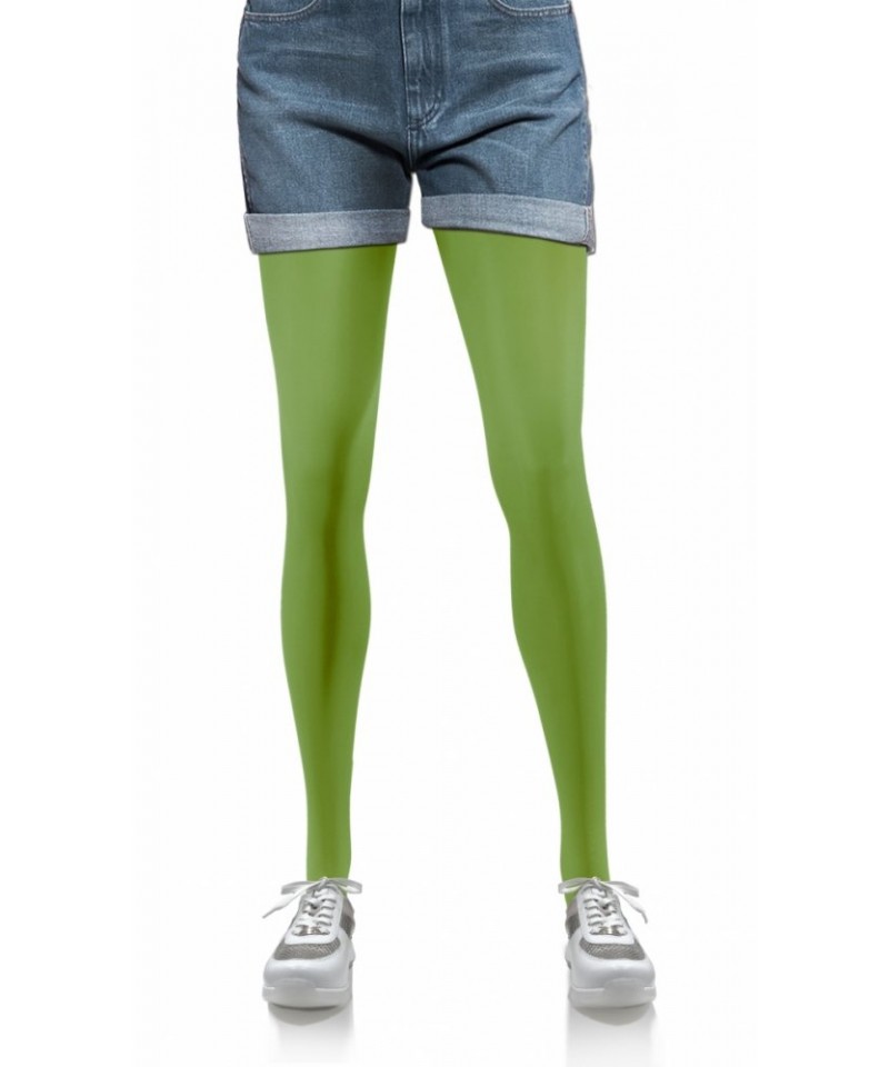 Sesto Senso Hiver 40 DEN Punčochové kalhoty světle zelené, 3, zelená světlý