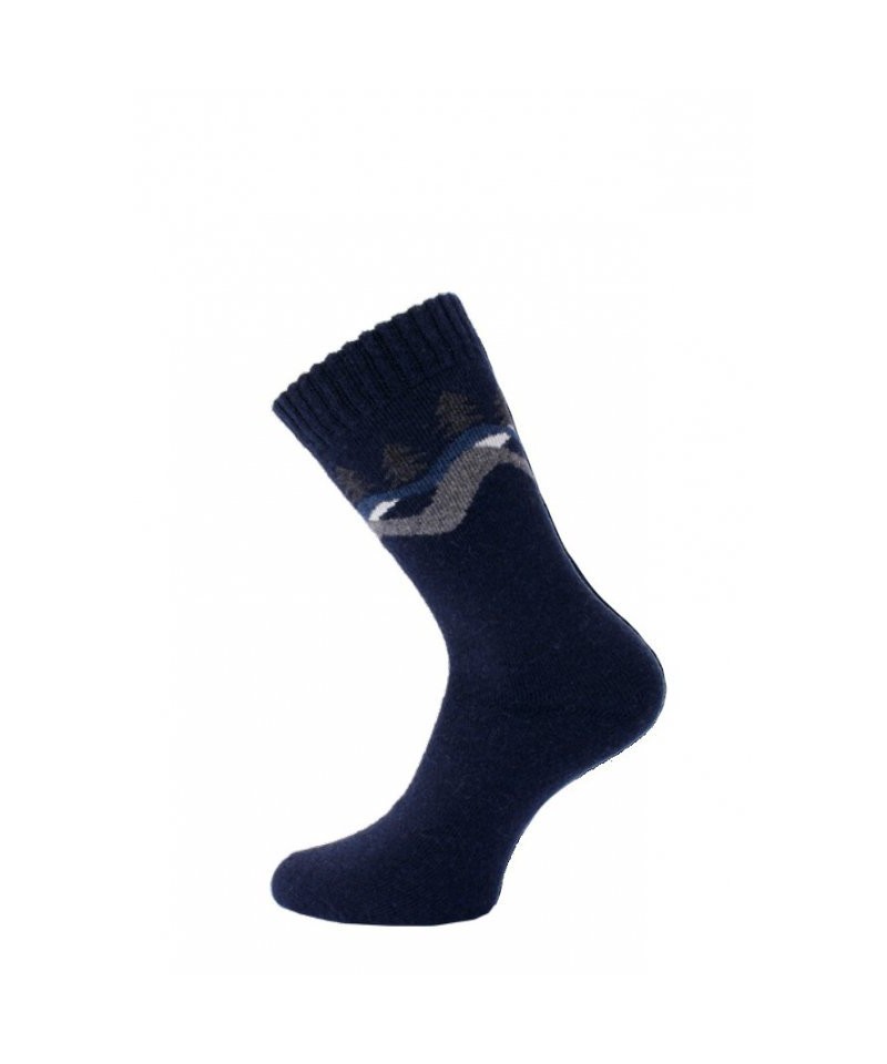 WiK 21457 Wool Socks Pánské ponožky, 39-42, modrá