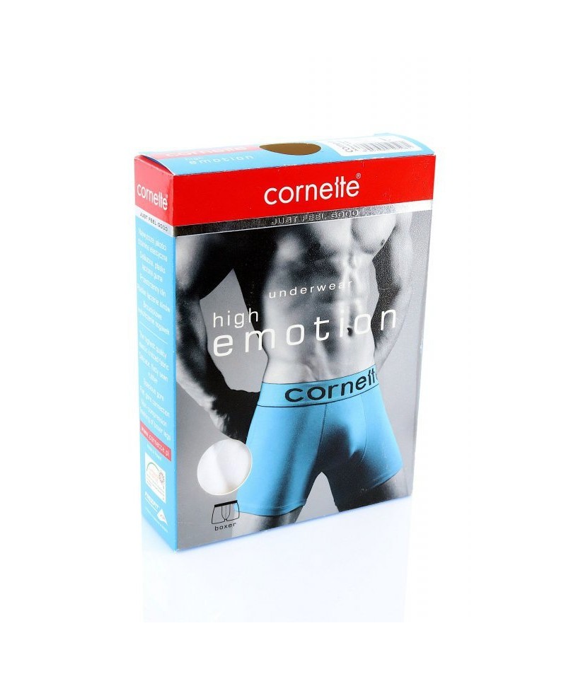 Cornette High emotion 508/01 bílé Pánské boxerky, L, bílá