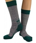 Noviti vlněné SW 005 M 02 zelený melanž Pánské ponožky