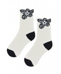 Noviti SB 048 G 02 květina bílé Dámské ponožky