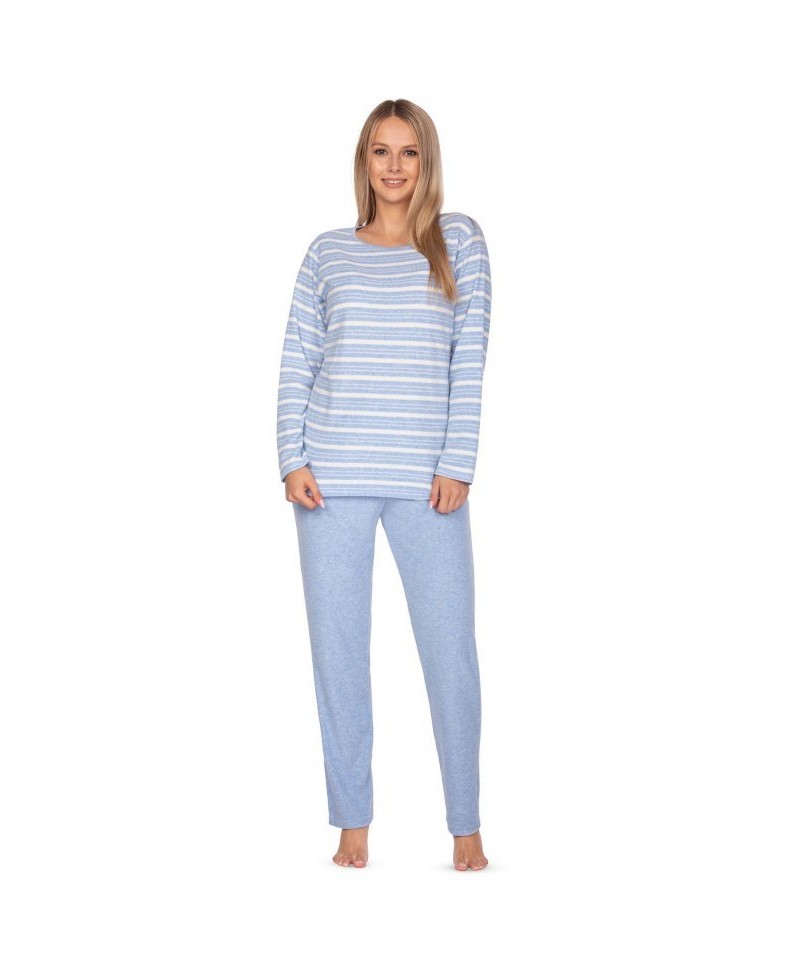 Regina 648 modré Dámské pyžamo, XL, modrá