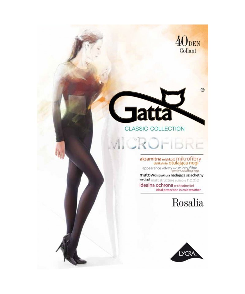 Gatta Rosalia 40 den bílé Punčochové kalhoty, 2, Bianco