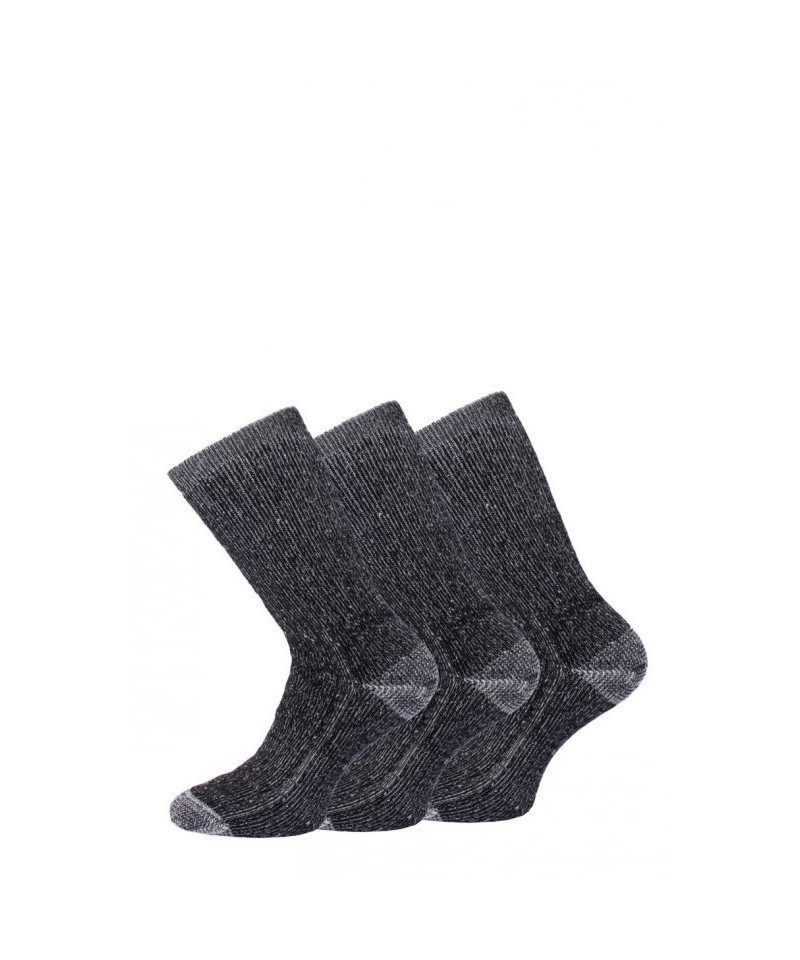 WiK 17190 Thermo Outdoor A\'3 Pánské ponožky, 43-46, Grafitová