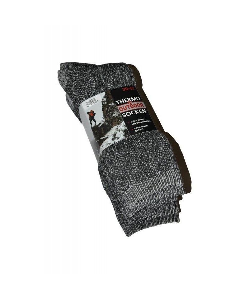 WiK 17190 Thermo Outdoor A'3 Pánské ponožky, 39-42, Grafitová