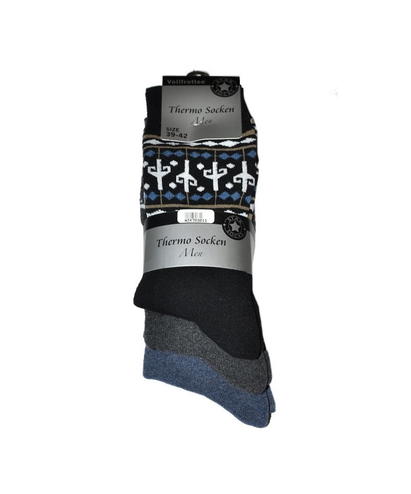 WiK 7030 Thermo Star Socks A\'3 Pánské ponožky, 43-46, mix kolor