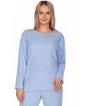 Regina 643 modré plus Dámské pyžamo