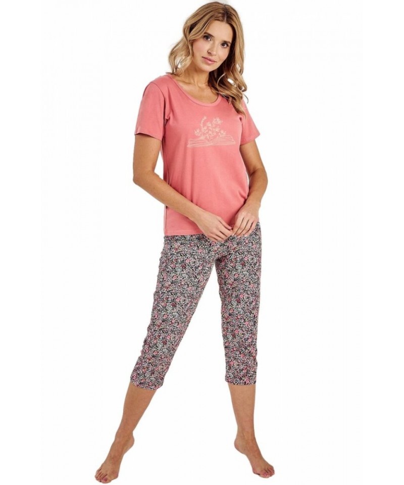 Taro Amara 3095 W24 Dámské pyžamo, L, pudrový-růžová