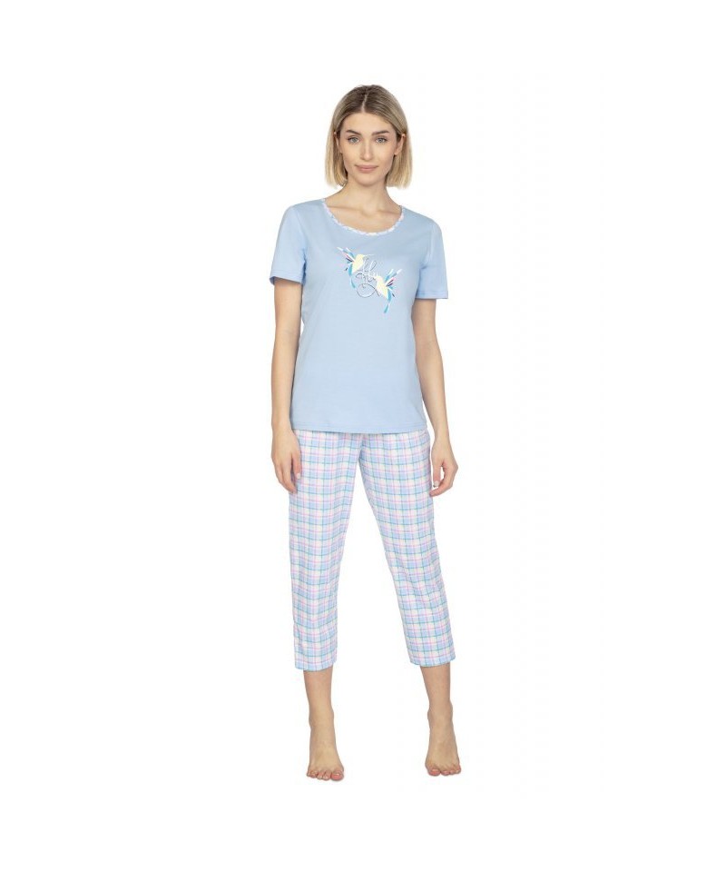 Regina 659 L24 Dámské pyžamo, XL, modrá
