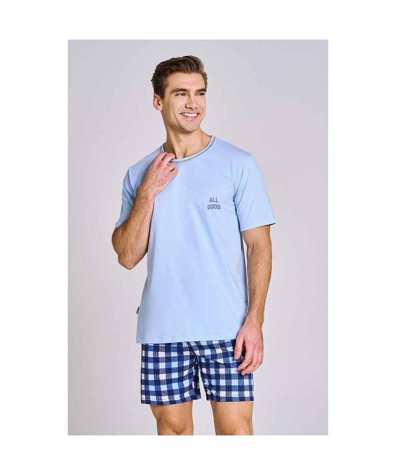 Taro Owen 3181 L24 Pánské pyžamo, XL, modrá